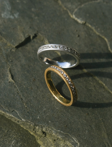 14k Gold Eternity Band